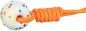 Preview: Hundespielzeug Light & Strong Ball aus EPS mit Tau