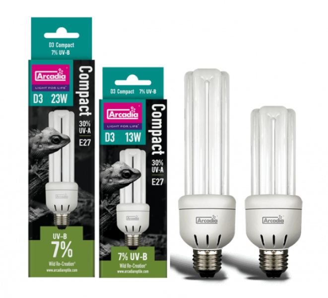 Preview: Kompaktlampe D3 Forest 7% UVB