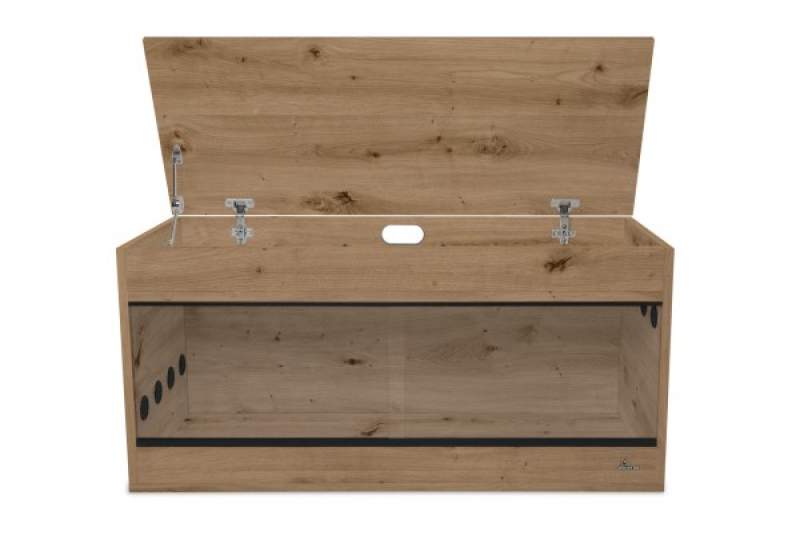 Holzterrarium mit Staufach
