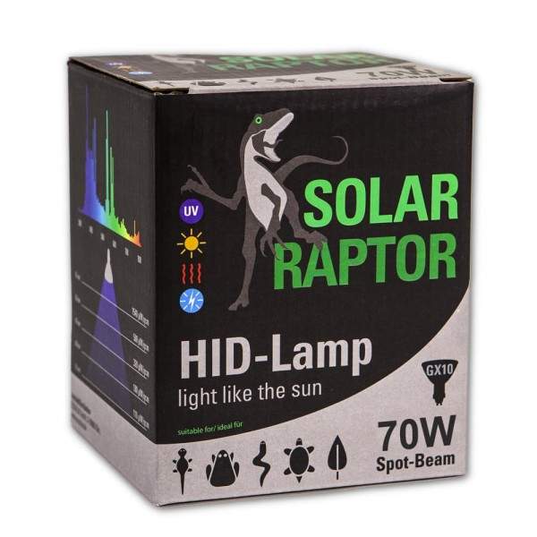 Preview: SolarRaptor HID-Lamp, UV-Strahler GX10