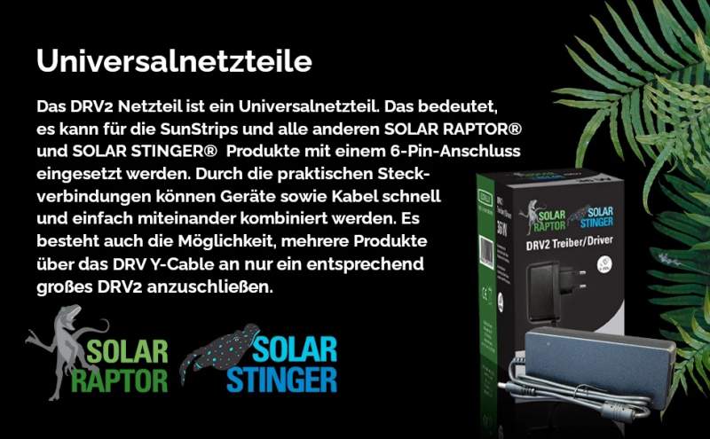 Preview: SOLAR STINGER® / SOLAR RAPTOR® DRV2