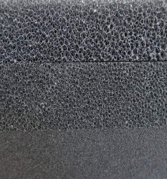 Preview: Filtermatten Schwarz 50x50x2cm