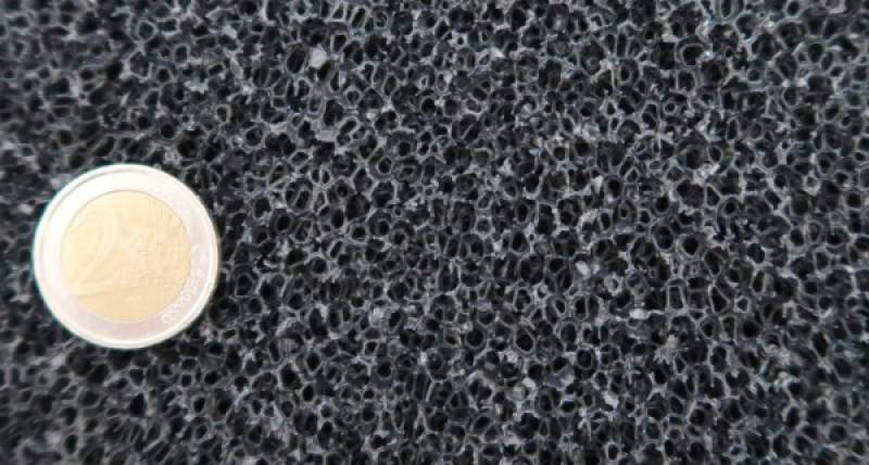 Preview: Filtermatten Schwarz 50x50x2cm