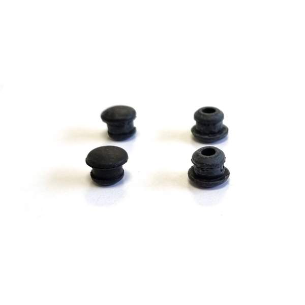 Habistat Gummi-Schraubkappen, 4er-Pack