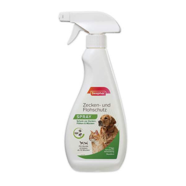 Beaphar Zecken- und Flohschutz Spray, 500ml