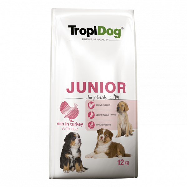 Preview: Premium Junior – große Rassen mit Putenfleisch und Reis