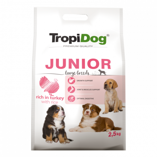 Preview: Premium Junior – große Rassen mit Putenfleisch und Reis