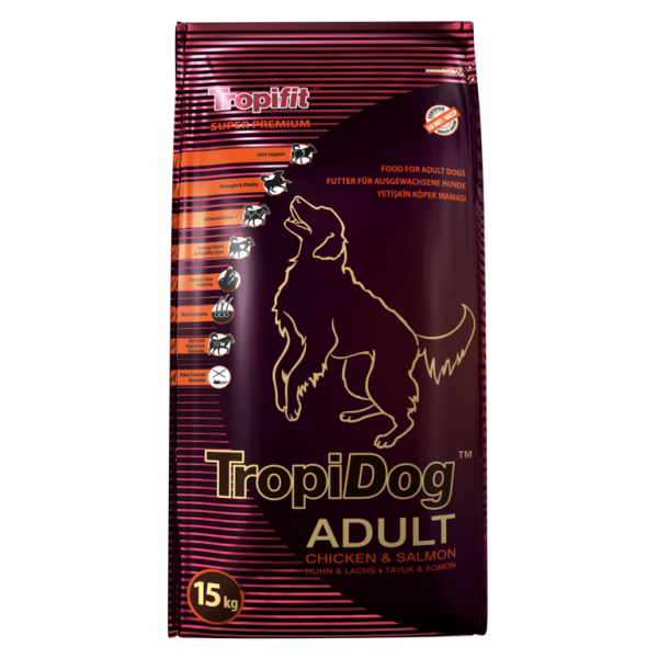 Preview: Super Premium Adult Hunde große und mittelgroße Rassen mit Huhn und Lachs