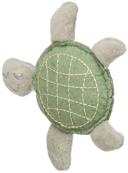Preview: Katzenspielzeug Schildkröte aus Filz mit Catnip
