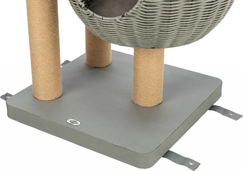 Preview: Outdoor Kratzbaum Amalia aus Polyrattan mit Höhle