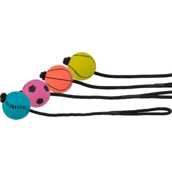 Sportball  am Seil, Moosgummi