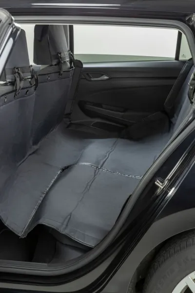 Preview: Teilbare Autoschondecke für die Rückbank mit Kopfstützenbezügen
