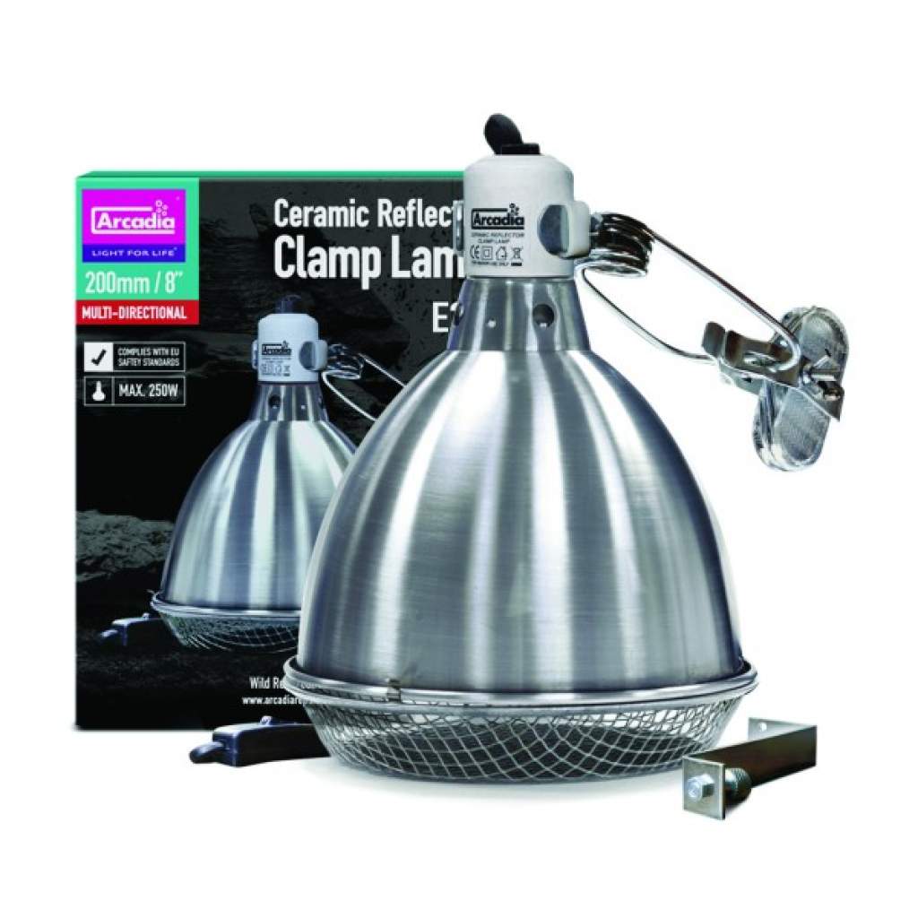 Ceramic Clamp Lamp 200mm