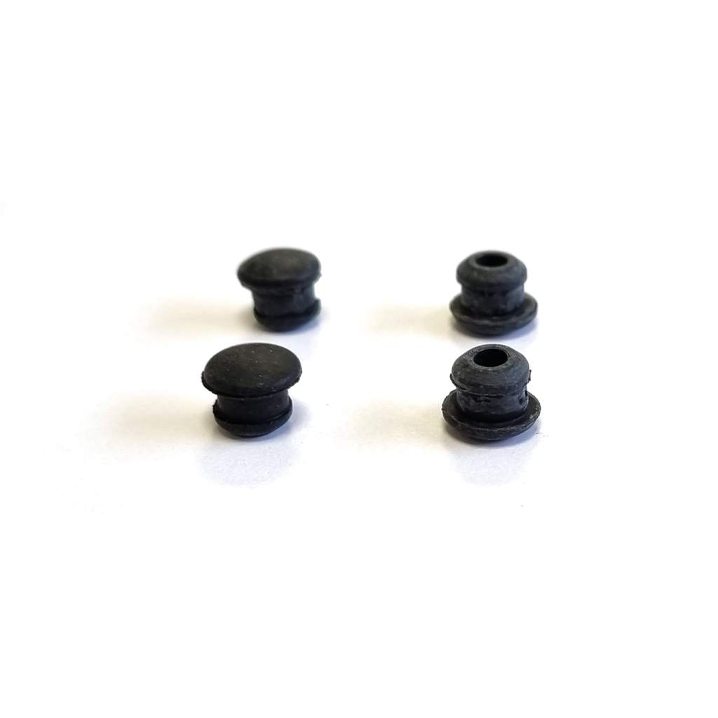 Habistat Gummi-Schraubkappen, 4er-Pack