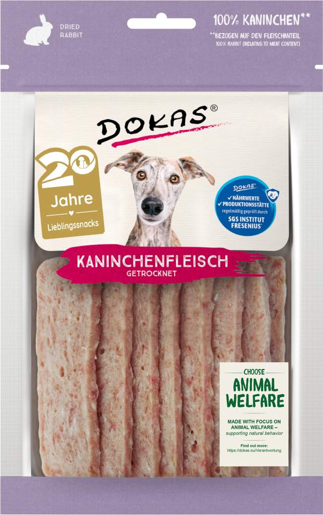 Kaninchenfleisch getrocknet