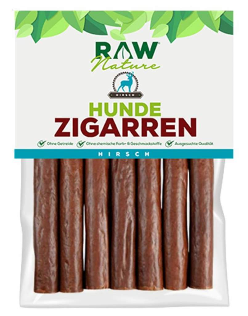 RAW Nature - Hundezigarre - Hirsch - 7St.