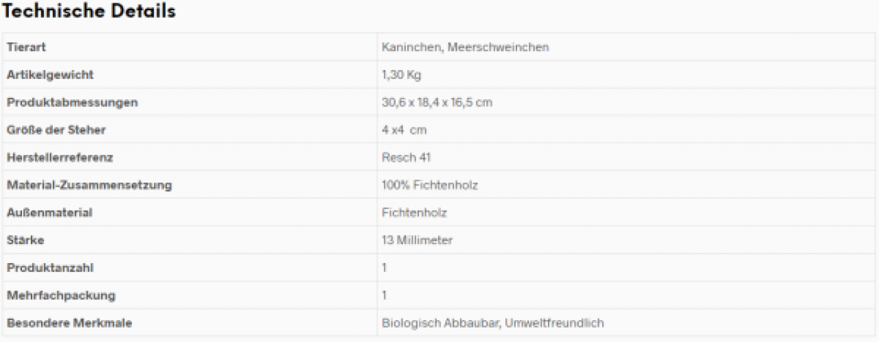 Unterstand M