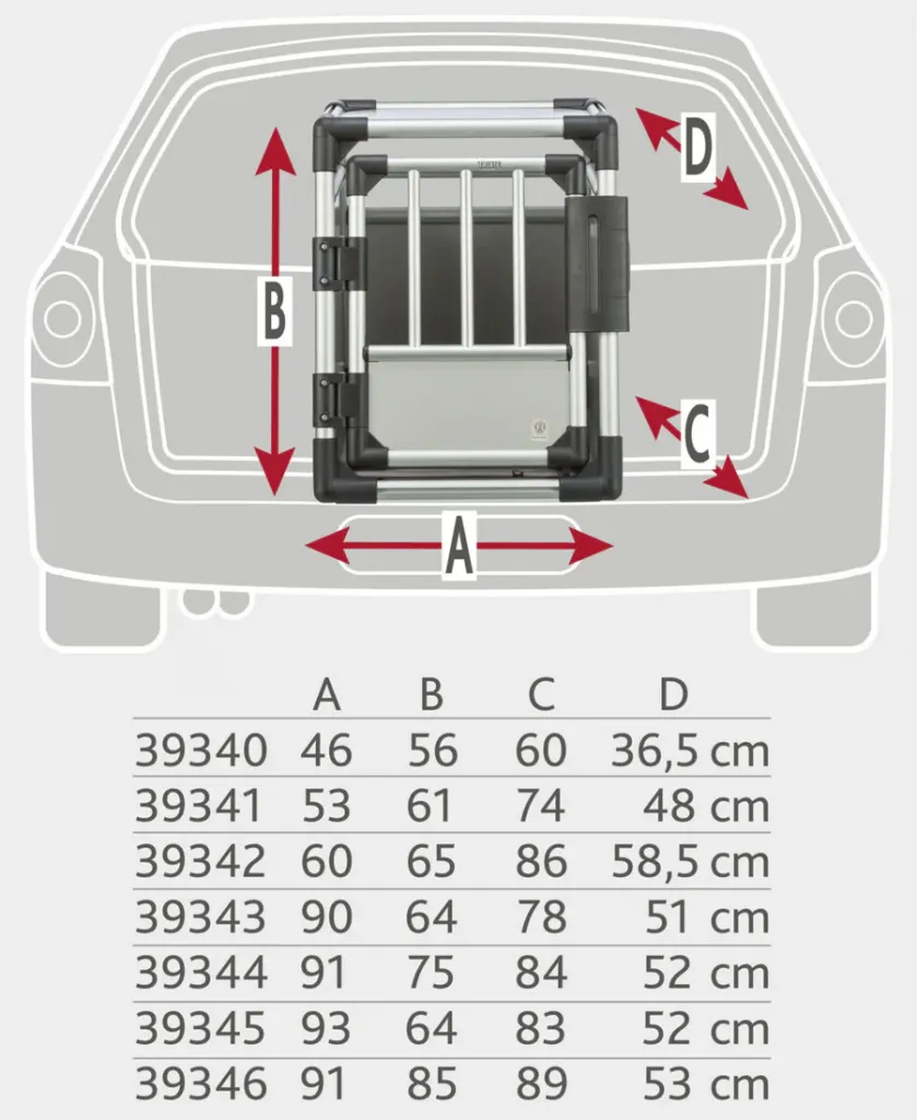 Doppel-Transportbox, Aluminium
