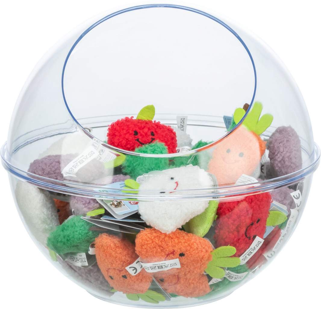 Obst und Gemüse im Display