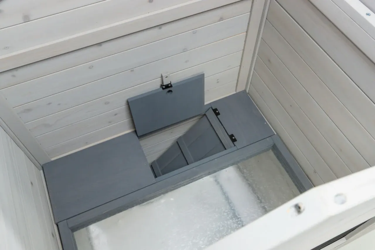 Kleintierstall mit Freilaufgehege