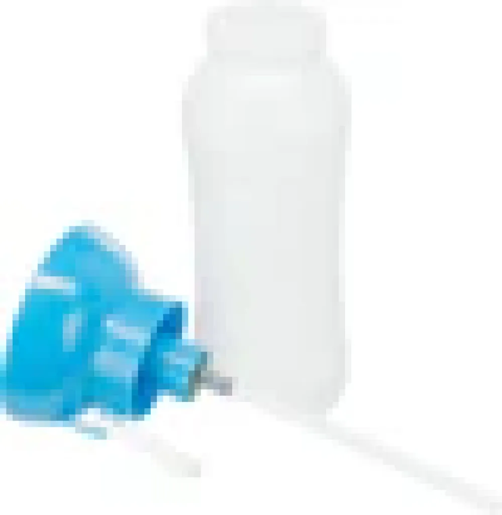 Flasche mit Trinknapf