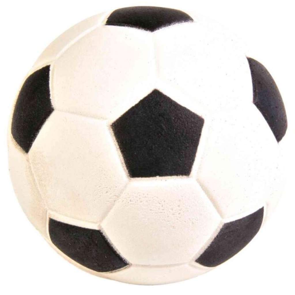 Ball im Display, Moosgummi