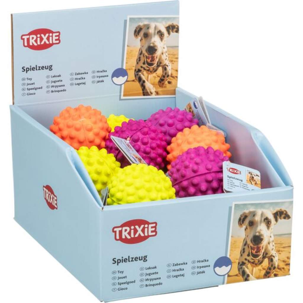 Igelball im Display, Moosgummi