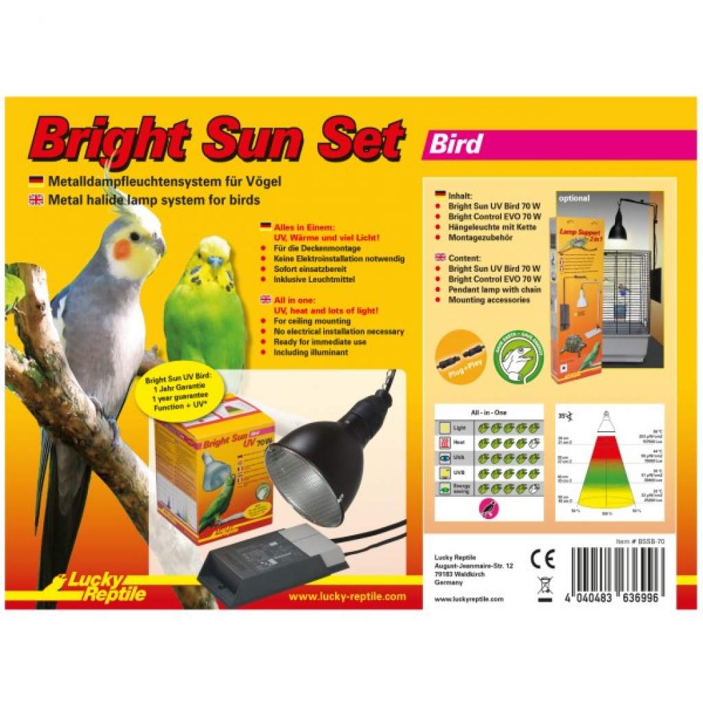 Lucky Reptile Bright Sun Set "Bird" 70 W